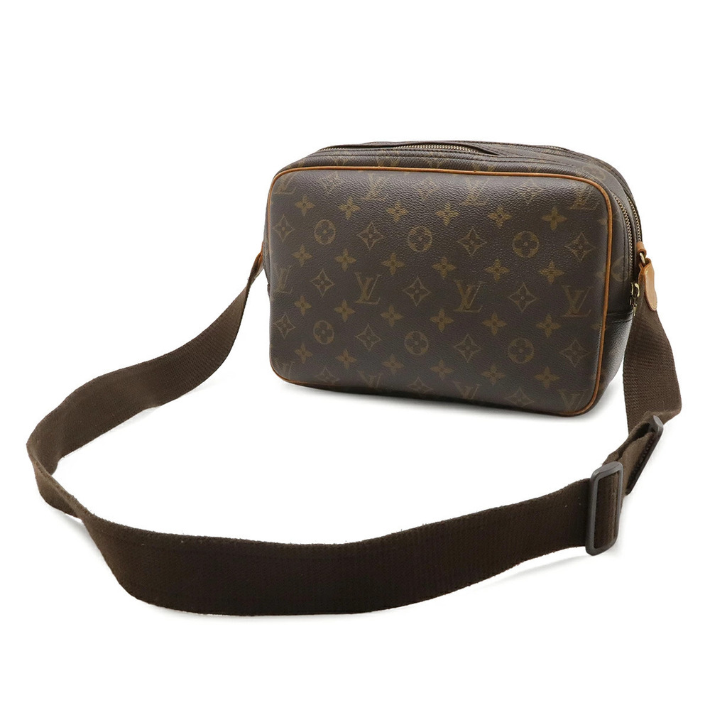 Louis Vuitton Shoulder Reporter Monogram Bag Crossbody Brown